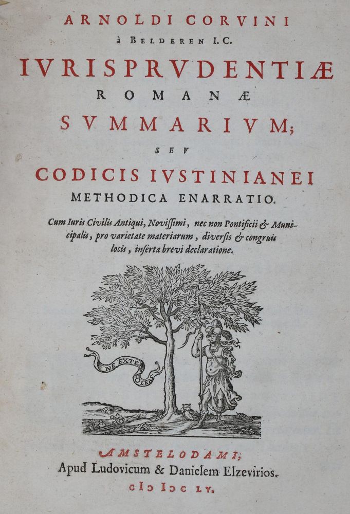 Große Abbildung Nr.1: 135-746 Corvinus,J.A.: (Juridica und Kriminologie)