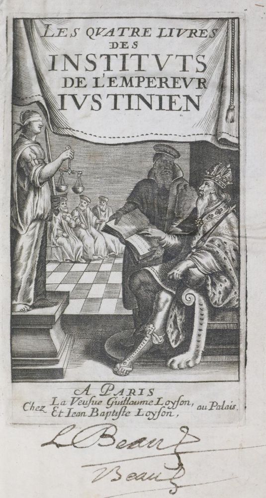 Große Abbildung Nr.1: 135-759 Justinianus I.: (Juridica und Kriminologie)