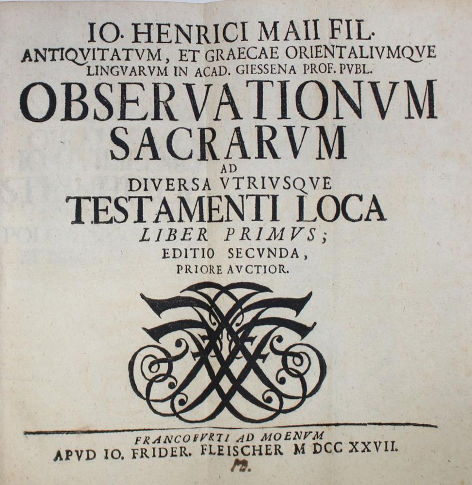 Große Abbildung Nr.1: 135-78 Majus,J.H.: (Bibeln)