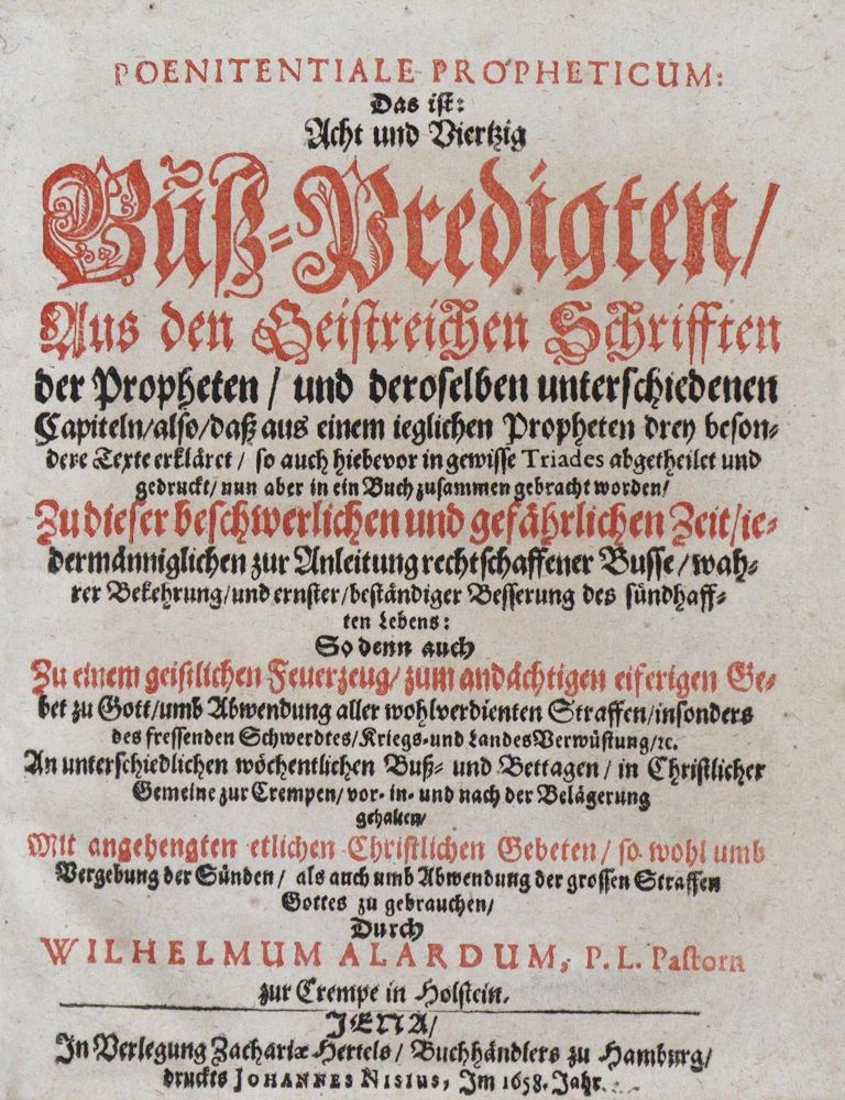 Große Abbildung Nr.2: 135-8 Alard,W.: (Alte Drucke, Handschriften und Theologie)