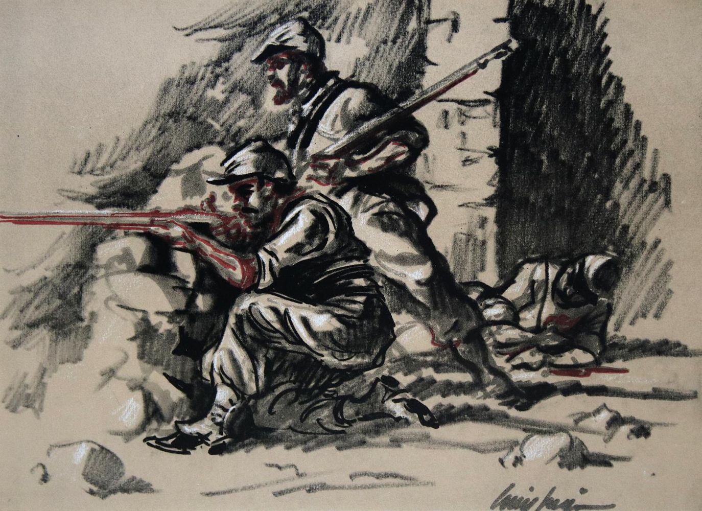 Große Abbildung Nr.1: 135-806 Gaultier,L. u. C.Jacquot.: (Militaria)