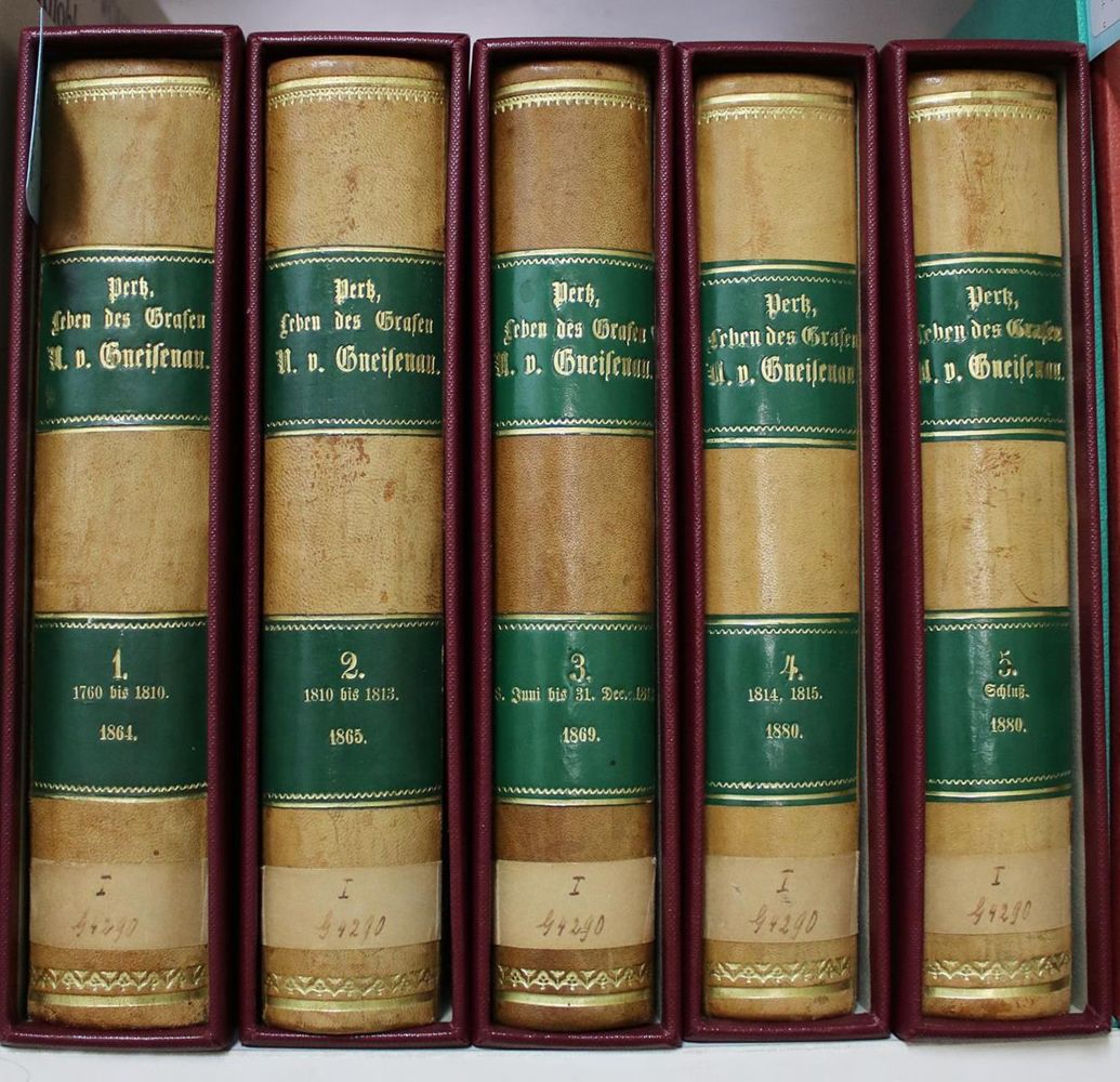 Große Abbildung Nr.1: 135-807 Pertz,G.H. u. H.Delbrück.: (Militaria, Gneisenau)