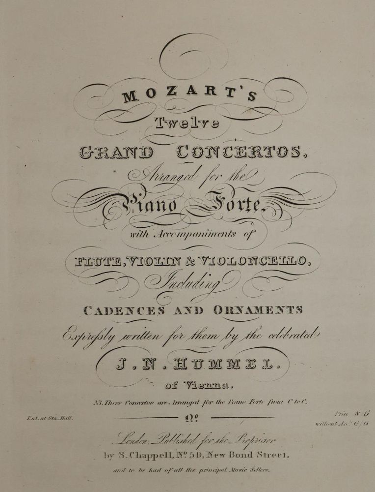 Große Abbildung Nr.1: 135-843 Hummel,J.N.: (Musik)
