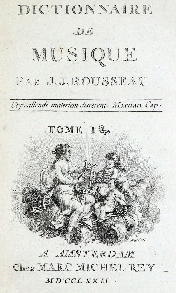 Große Abbildung Nr.1: 135-852 Rousseau,J.J.: (Musik)