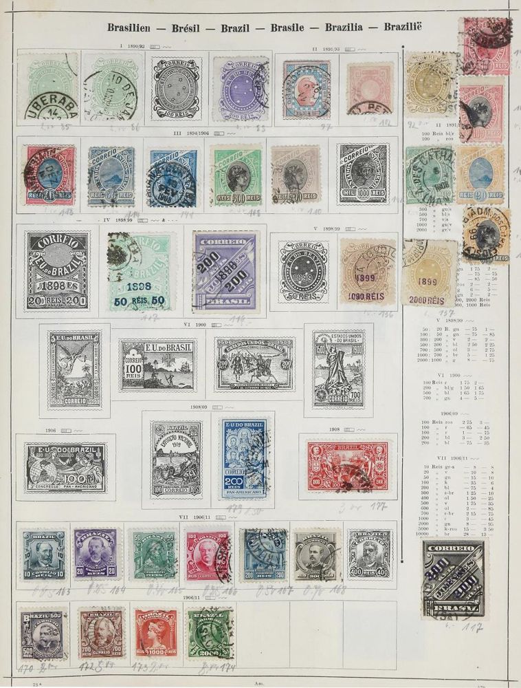 Große Abbildung Nr.1: 135-868 Briefmarkensammlung: (Philatelie)