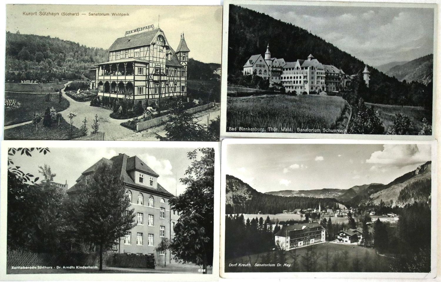 Große Abbildung Nr.1: 135-875 Krankenhaus.: (Postkarten)
