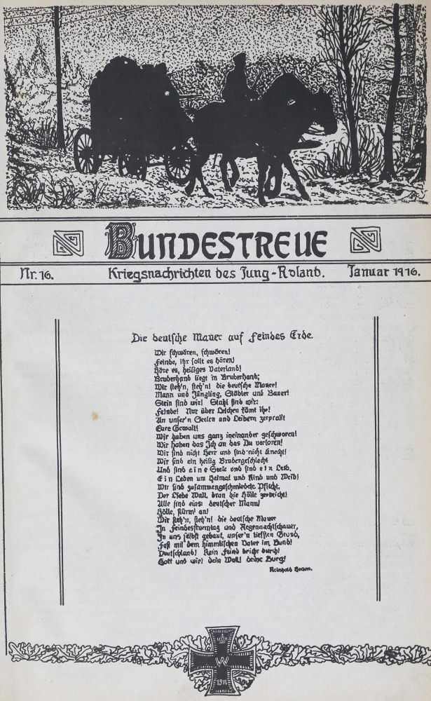 Große Abbildung Nr.1: 135-905 Bundestreue.: (Zeitschriften und Zeitungen)