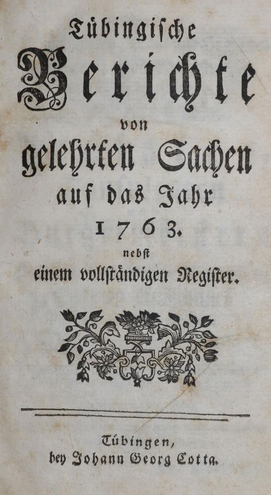 Große Abbildung Nr.1: 135-915 (Schott,C.F. Hrsg.).: (Zeitschriften und Zeitungen)