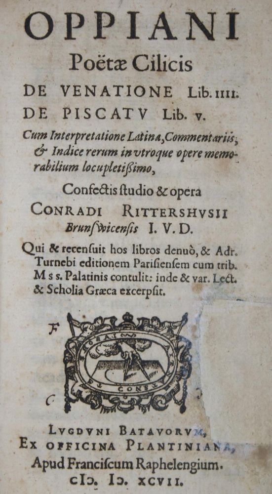 Große Abbildung Nr.1: 135-920 Oppianus.: (Jagd)