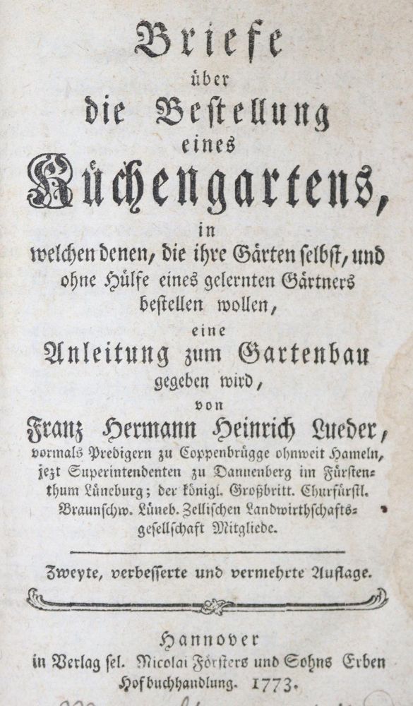Große Abbildung Nr.1: 135-924 Lueder,F.H.H.: (Küche und Haushalt, Garten)