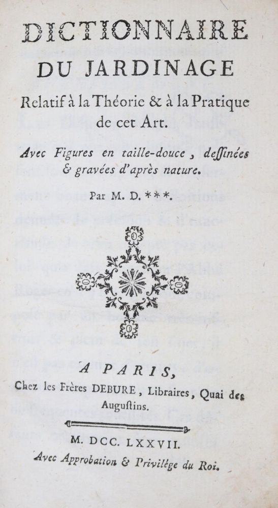 Große Abbildung Nr.1: 135-942 (Dezallier d'Argenville, A.-N.): (Land- und Forstwirtschaft, Garten)