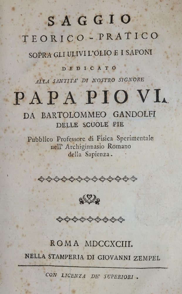 Große Abbildung Nr.2: 135-950 Gandolfi,B.: (Land- und Forstwirtschaft, Landwirtschaft, Olivenöl)