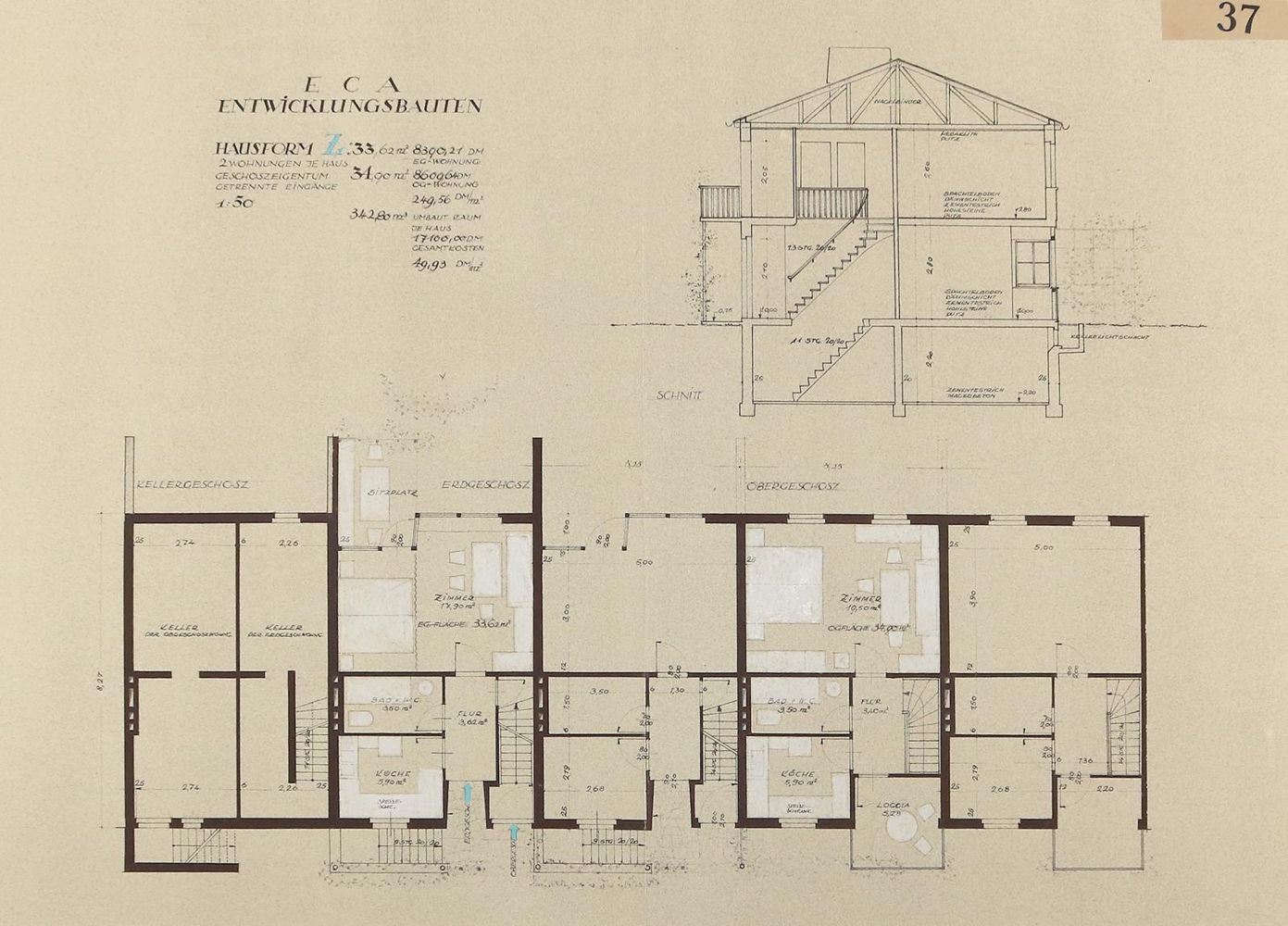 Große Abbildung Nr.1: 135-961 Dahms, Karl: (Architektur)