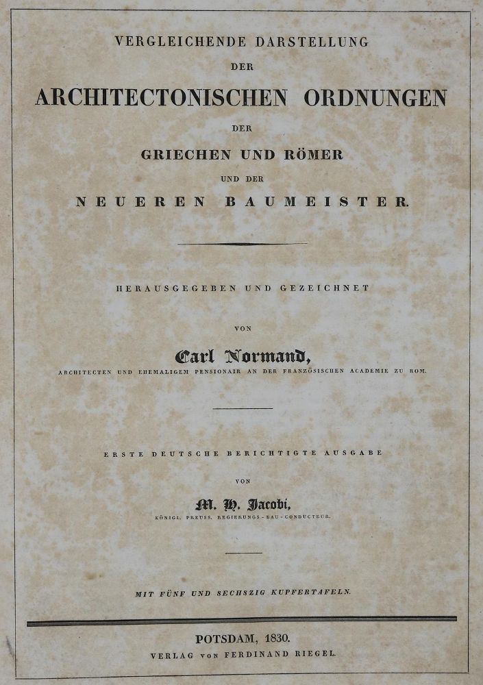Große Abbildung Nr.2: 135-965 Normand,C.: (Architektur)