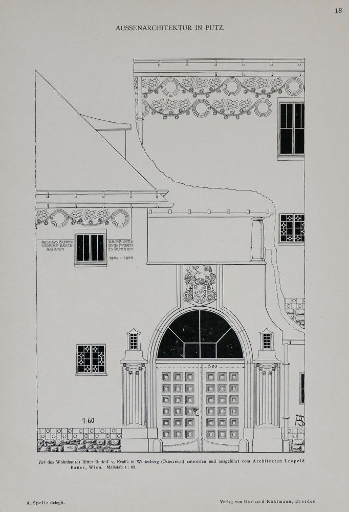 Große Abbildung Nr.1: 135-969 Speltz,A.: (Architektur)