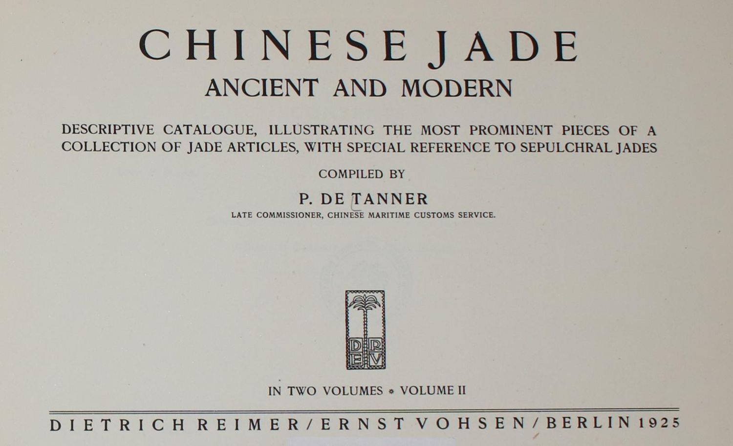 Große Abbildung Nr.3: 135-995 Tanner,P.de.: (Jade)