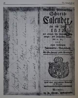 Bild Nr.1: 135-1082 Goethe,J.W.v.: (Faksimile)