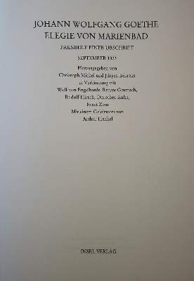 Bild Nr.2: 135-1082 Goethe,J.W.v.: (Faksimile)