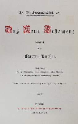 Bild Nr.1: 135-1091 Neue Testament, Das.: (Faksimile)