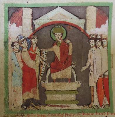 Bild Nr.2: 135-1096 Vita Sancti Liudgeri.: (Faksimile)