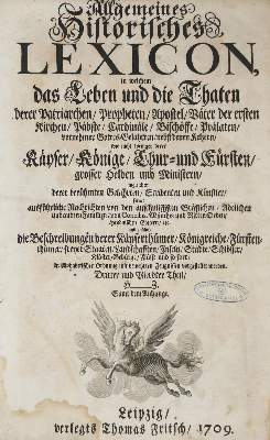 Bild Nr.1: 135-1104 Buddeus,J.F.: (Lexika - Wörterbücher - Sprachwissenschaften)