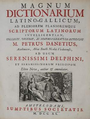 Bild Nr.1: 135-1108 Danet,P.: (Lexika - Wörterbücher - Sprachwissenschaften)