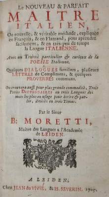 Bild Nr.1: 135-1121 Moretti,B.: (Lexika - Wörterbücher - Sprachwissenschaften)