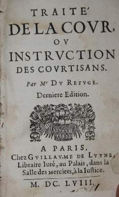 Bild Nr.1: 135-1161 Du Refuge,(E.).: (Kultur- und Sittengeschichte)