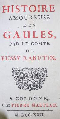 Bild Nr.1: 135-1170 Rabutin,(R.)de.: (Erotika - Galantes)