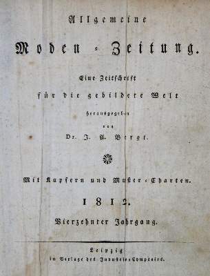 Bild Nr.2: 135-1181 Bergk,J.A. (Hrsg.).: (Mode und Trachten)