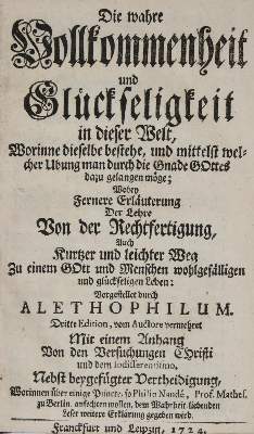 Bild Nr.1: 135-12 Aletophilus (d.i. W.v.Metternich).: (Alte Drucke, Handschriften und Theologie)
