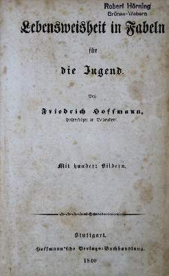 Bild Nr.2: 135-1216 Hoffmann,F.: (Kinder- und Jugendbücher)