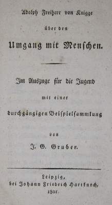 Bild Nr.1: 135-1222 Knigge,J.G.: (Kinder- und Jugendbücher)