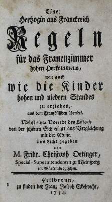 Bild Nr.1: 135-1245 (Liancourt, Jeanne de Schomberg de u.a.).: (Pädagogik)
