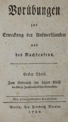 Bild Nr.1: 135-1246 (Sulzer,J.G.).: (Pädagogik)