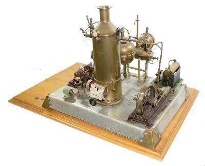 Bild Nr.4: 135-1269 Dampfmaschine Jean Kneip (Kessel).: (Spielzeug)