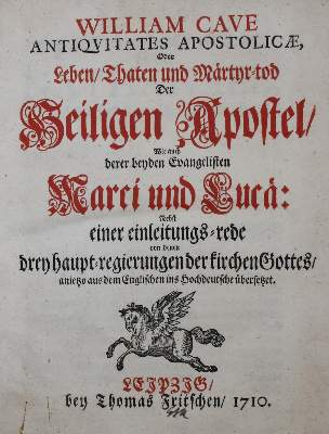 Bild Nr.1: 135-128 Cave,W.: (Alte Drucke, Handschriften und Theologie)