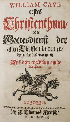 Bild Nr.1: 135-129 Cave,W.: (Alte Drucke, Handschriften und Theologie)