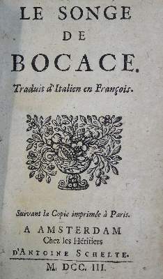 Bild Nr.1: 135-1305 Boccacchio,(G.).: (Literatur und illustrierte Bücher bis 19.Jahrhundert)