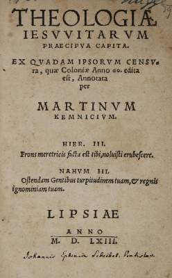 Bild Nr.1: 135-131 Chemnitz,M. d.Ä.: (Alte Drucke, Handschriften und Theologie)