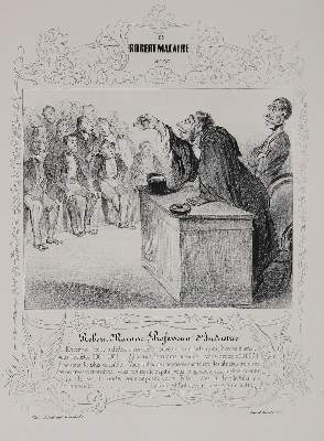 Bild Nr.2: 135-1324 Daumier,H.: (Literatur und illustrierte Bücher bis 19.Jahrhundert)