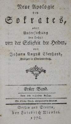 Bild Nr.1: 135-1330 Eberhard,J.A.: (Literatur und illustrierte Bücher bis 19.Jahrhundert)