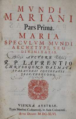 Bild Nr.1: 135-135 Chrysogonus,L.: (Alte Drucke, Handschriften und Theologie)