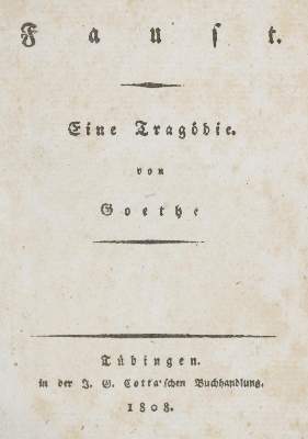 Bild Nr.1: 135-1354 Goethe,J.W.v.: (Literatur und illustrierte Bücher bis 19.Jahrhundert)