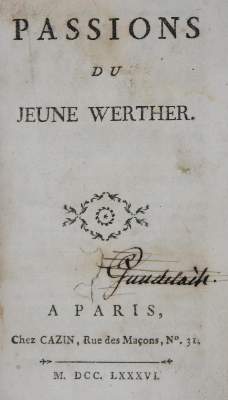 Bild Nr.1: 135-1356 (Goethe,J.W.v.).: (Literatur und illustrierte Bücher bis 19.Jahrhundert)
