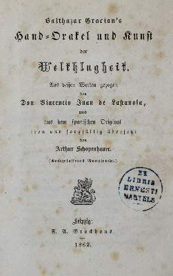 Bild Nr.1: 135-1365 Gracian,B.: (Literatur und illustrierte Bücher bis 19.Jahrhundert)