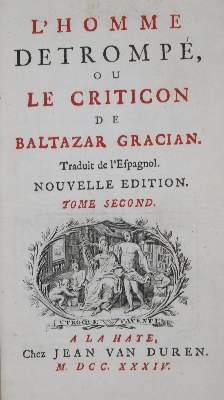 Bild Nr.1: 135-1366 Gracian,B.: (Literatur und illustrierte Bücher bis 19.Jahrhundert)