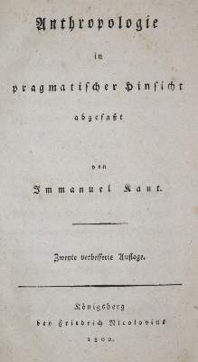 Bild Nr.1: 135-1388 Kant,I.: (Literatur und illustrierte Bücher bis 19.Jahrhundert)