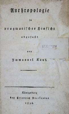 Bild Nr.1: 135-1389 Kant,I.: (Literatur und illustrierte Bücher bis 19.Jahrhundert)