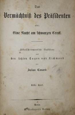 Bild Nr.1: 135-1395 Conard,J.: (Kolportage)